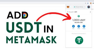 How to Add USDT in Metamask  Add USDT Token on Ethereum or Polygon Chain [upl. by Kelda]