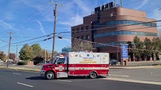 Fairfax County Fire amp Rescue Department Medic 411 Responding 1122024 [upl. by Lilaj]