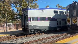 Altamont Corridor Express Aka ACE Train 4 at San Jose Diridon Station in San Jose Ca Inside Cab car [upl. by Danila790]