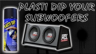 How To Plasti Dip Subwoofers [upl. by Terena]