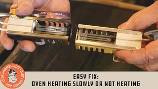 Oven Heating Slowly or Not Heating At All EZ FIX [upl. by Peacock]