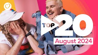 Eurovision Top 20 Most Watched August 2024  UnitedByMusic [upl. by Gnoz]