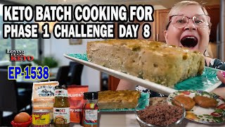 KETO BATCH COOKING FOR PHASE 1 DAY 8 CHALLENGE endyourcarbconfusionphase1 weightloss keto [upl. by Keith]