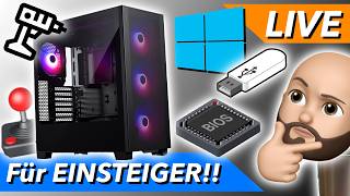 GAMING PC einrichten in ECHTZEIT für Anfänger BIOS Update Treiber amp Windows 11 Installation [upl. by Atteyram]