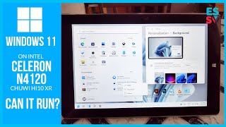 Install WINDOWS 11 Developer on Celeron N4120 Chuwi Hi10 XR [upl. by Ycram892]