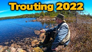 Trouting 2022  Checking Out A New Pond  Trouting Tip  Fly Fishing For Trout [upl. by Yrakaz]