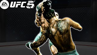 My 1st Online Career Mode Fight In UFC 5  Is It Good [upl. by Getraer264]