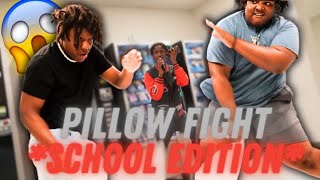 I Hosted A Pillow Fighting TOURNAMENT In School [upl. by Anehs708]