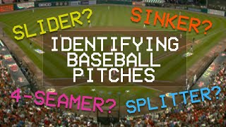 How to identify baseball pitches [upl. by Ayisan425]