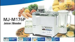 How to use panasonic MJM176Punboxing Best ThreeInOne Blunder Grinder ￼ [upl. by Yarled]