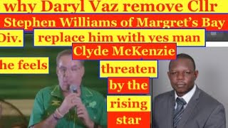 Daryl Vaz remove Cllr Stephen Williams St Margrets Bay Div amp replace him with yes man C Mckenzie [upl. by Nirehs]