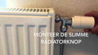 Installatie WoonVeilig Slimme Radiatorknop [upl. by Yelsehc]