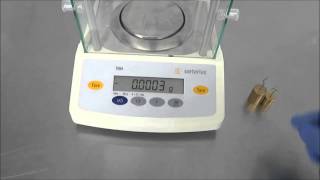 Sartorius TE64 Analytical Balance [upl. by Nedia]