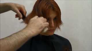 tutorial taglio corto  short and soft hairstyle [upl. by Yobybab]