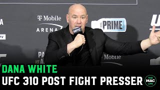 Dana White vs Reporters “Is this tonight stupid question night”  UFC 310 Post Presser [upl. by Ruthanne]