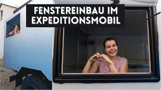 Es werde Licht im Expeditionsmobil  Das erste Fenster im GFK Koffer [upl. by Aileon]