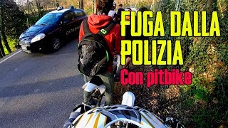 FUGA DALLA POLIZIA  ESCAPE FROM POLICE ITA w Pit Bike [upl. by Auohp814]