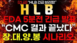 HLB 긴급 속보 FDA 5분전 현지 발표 quotCMC 결과 끝났다quot HLB 장대양봉 시나리오 [upl. by Edra]