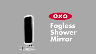 OXO Fogless Shower Mirror [upl. by Ydnim595]