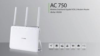 AC750 Kablosuz Dual Band Gigabit VDSL2 Modem Router Archer VR200 [upl. by Rotce]