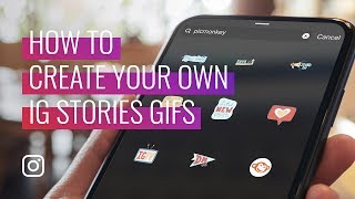 How to Make Custom GIFs for Instagram Stories [upl. by Liva621]