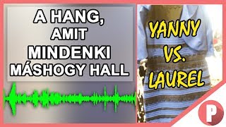 YANNY VS LAUREL A HANG AMIT NEM UGYANÚGY HALLUNK [upl. by Lezley]