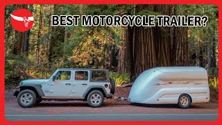 IRON HORSE Motorcycle Trailer  Detailed Owners Review of the Widebody Trailer for FullSized Bikes [upl. by Kalli]