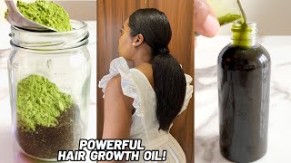 Powerful Hair Growth Oil For Extreme Hair Growth 😱 Cloves amp Moringa [upl. by Armalla]