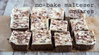 NoBake Malteser Squares  traybakes amp more [upl. by Herminia]