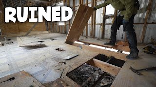 Hidden Problems and Rotted Floor  Mobile Home Rebuild [upl. by Watts979]