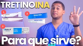 TRETINOINA CREMA PARA QUE SIRVE  3 COSAS  VITAMINAS [upl. by Kcirrek]