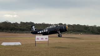 Grumman Avenger at Warnervale Airshow 2024 [upl. by Borreri696]