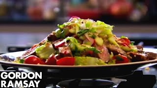 How to Cook Steak and Spicy Beef Salad Recipe  Gordon Ramsay [upl. by Maker404]