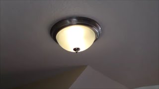 How to Install a new Ceiling Light Fixture from Scratch [upl. by Joappa]