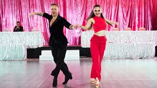 Alina and Oleksandr Antonets Cha Cha Show Dance at 2024 FADS Pennsylvania Rising Stars Competition [upl. by Ahsla]