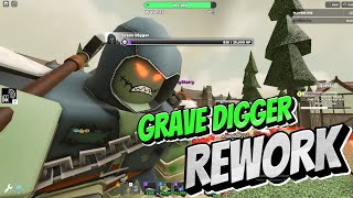 New Grave Digger REWORK Easy Mode Gameplay  TDS Roblox [upl. by Hotchkiss573]