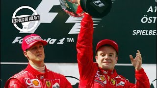 FORMULE 1  Retour sur le GP dAutriche de 2002 remporté par Schumacher  un braquage [upl. by Nomaid852]