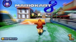 Mario Kart 8 Gameplay  Demo Wii U HD 3 New Tracks DKBike [upl. by Anikes960]