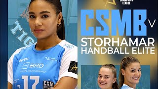 CSM București 🆚 Storhamar  EHF Champions League 202425 [upl. by Ortrude]