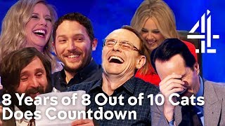 ALL TIME FUNNIEST MOMENTS from 8 YEARS of 8 Out of 10 Cats Does Countdown [upl. by Eillim]