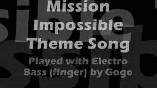 Mission Impossible Theme Song Played With Bass [upl. by Jarv150]