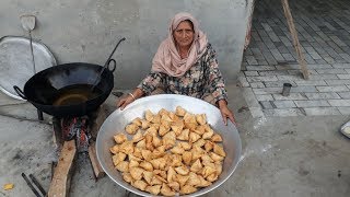 SAMOSA RECIPE  ALOO SAMOSA prepared by my GRANNY for KIDS  PUNJABI SAMOSA RECIPE  perfect samosa [upl. by Lilas]