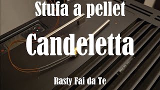 Stufa a Pellet Sostituzione Candeletta [upl. by Dnaltiac657]