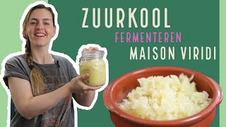 Makkelijk zelf ZUURKOOL maken [upl. by Erodeht116]