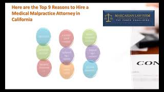 Top 9 Reasons to Hire a Medical Malpractice Attorney in California [upl. by Nnayrb649]