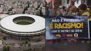 Estudo diz que racismo no futebol brasileiro aumentou quase 40 em 2023  AFP [upl. by Ellehsad]