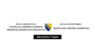 74 žurna sjednica Središnjeg izbornog povjerenstva Bosne i Hercegovine [upl. by Laaspere885]