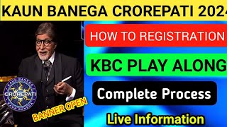 how to register in kbc 20242025  kbc registration kaise kare 2024  kbc registration process [upl. by Neiluj]