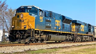 CSX ST70AH 8907 Leads CSX Q47110 [upl. by Jadwiga]