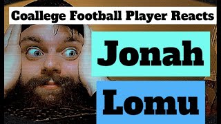 College Football Player REACTS to JONAH LOMU [upl. by Aldarcie413]